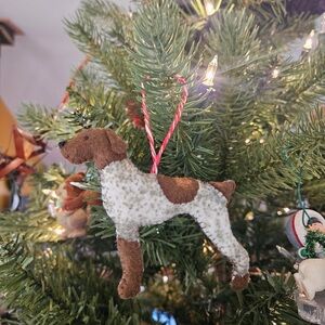 German Shorthaired Pointer (GSP) Christmas Ornament